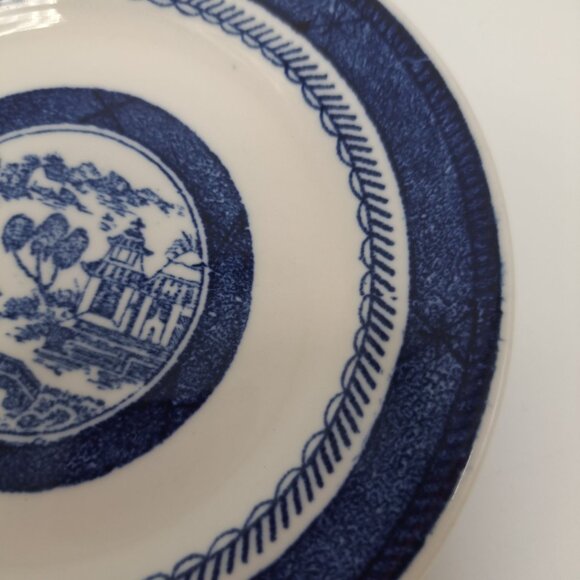 Vintage Syracuse China Old Cathay Tea Bread Plate Blue White Replacement Decor - Picture 4 of 5